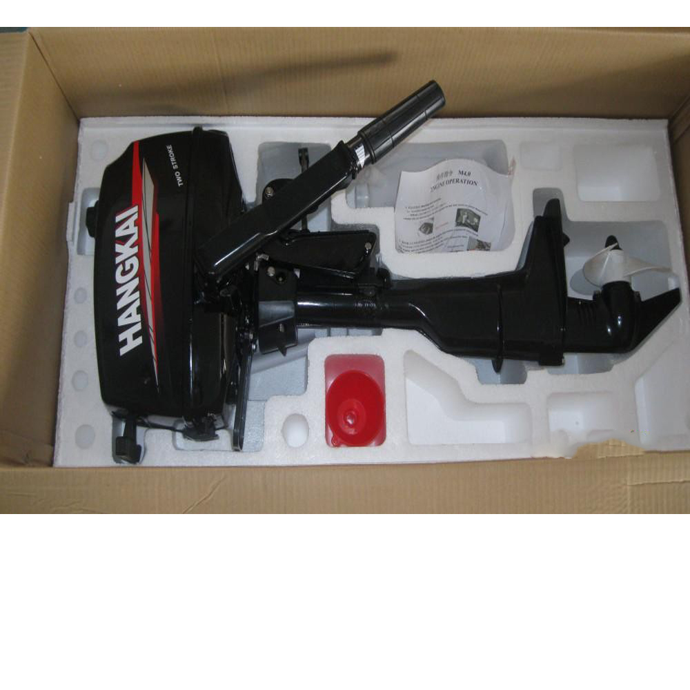 Fishing Boat Outboard Motor - Hangkai 6 PS 2-Takt-Außenbordmotor für Angelboote,