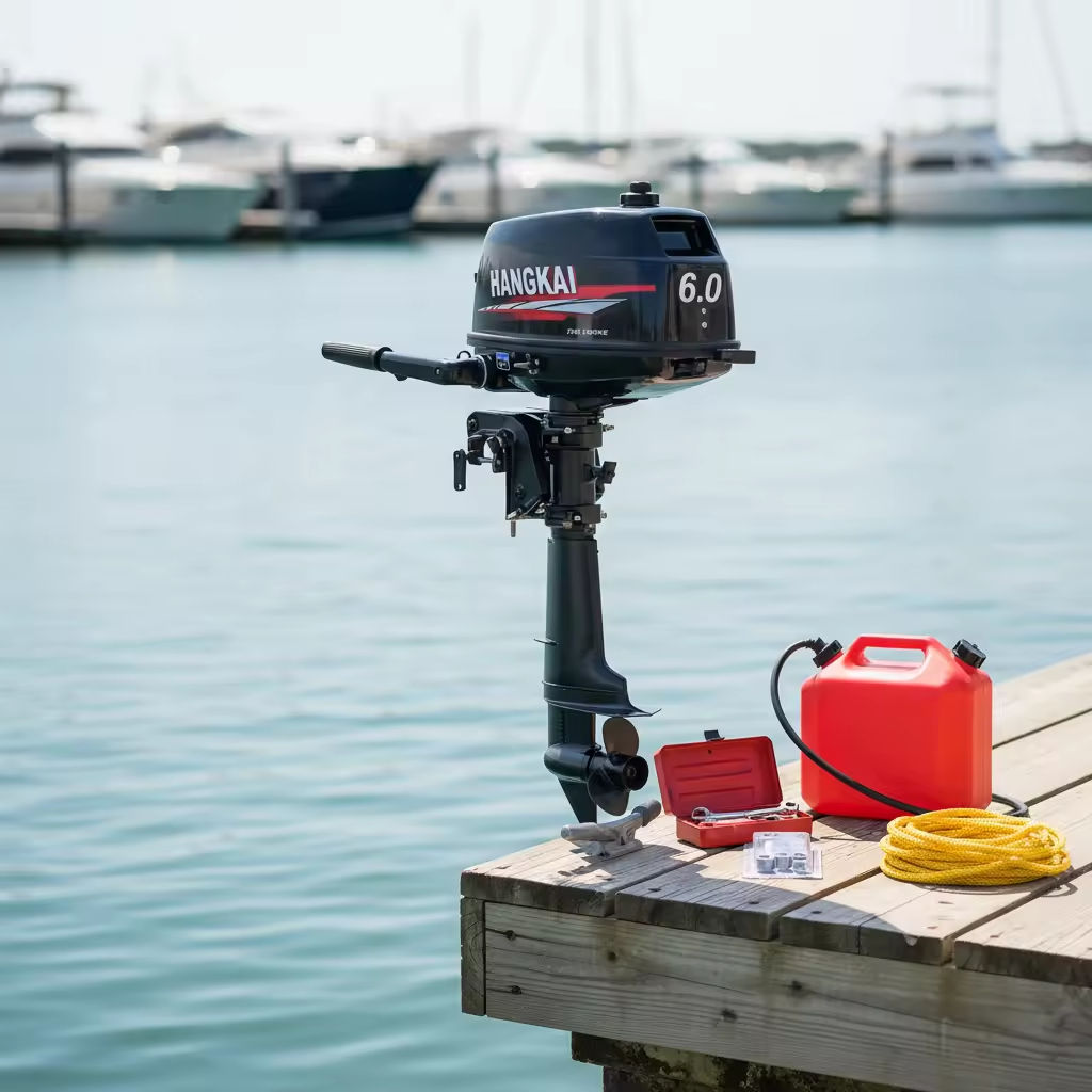 Großhandel HANGKAI 6PS 2-Takt  – Fishing Boat Outboard Motor Bewertung und Preis
